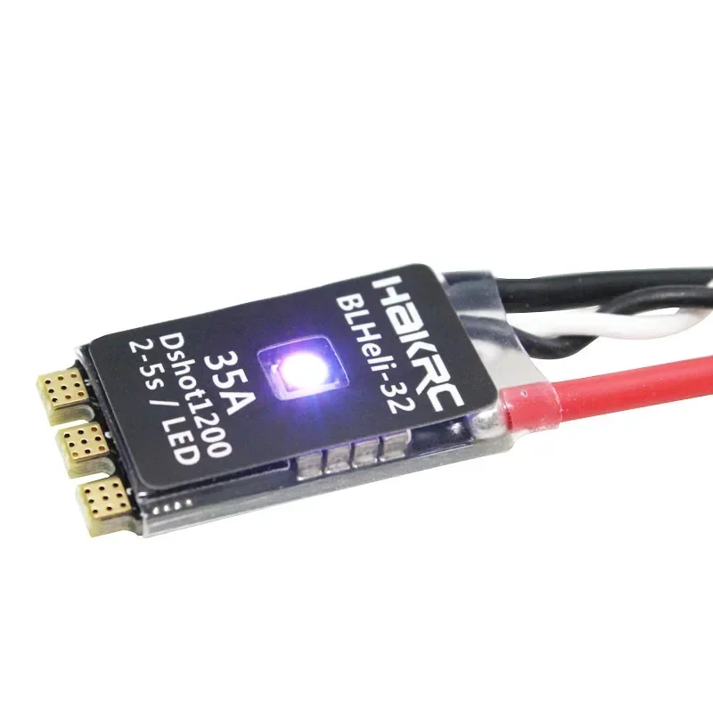 35A BLHeli_32 Dshot1200 2-5S Brushless HAKRC​ Built-in LED Drive Unit For RC FPV Racing Drone Tuning