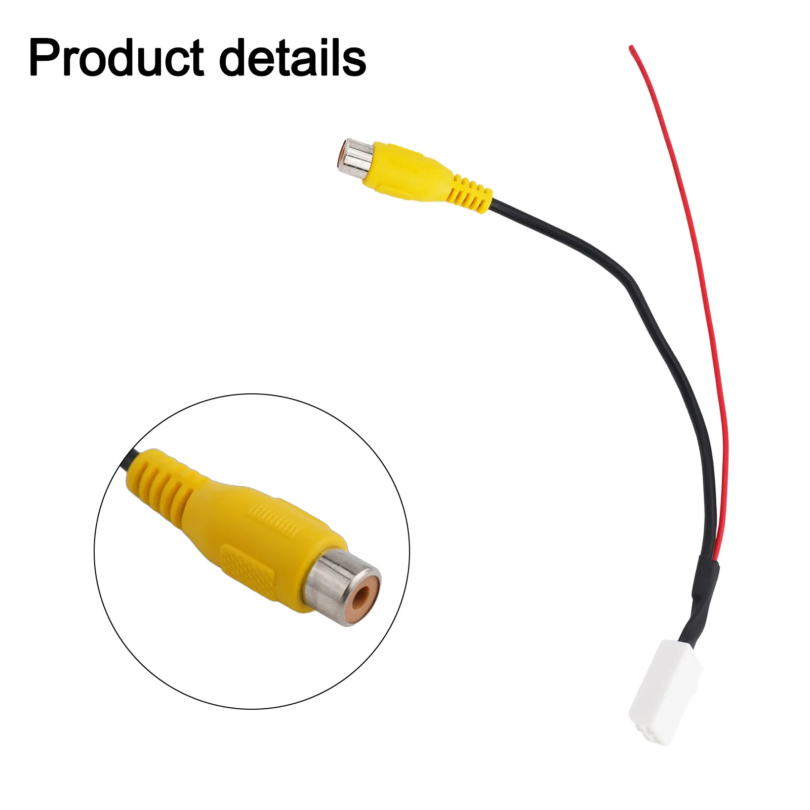 

New Practical Car Accessories Camera Cable For Toyota 4pin Reversing Camera Back Up Reverse Camera Car Male Connector