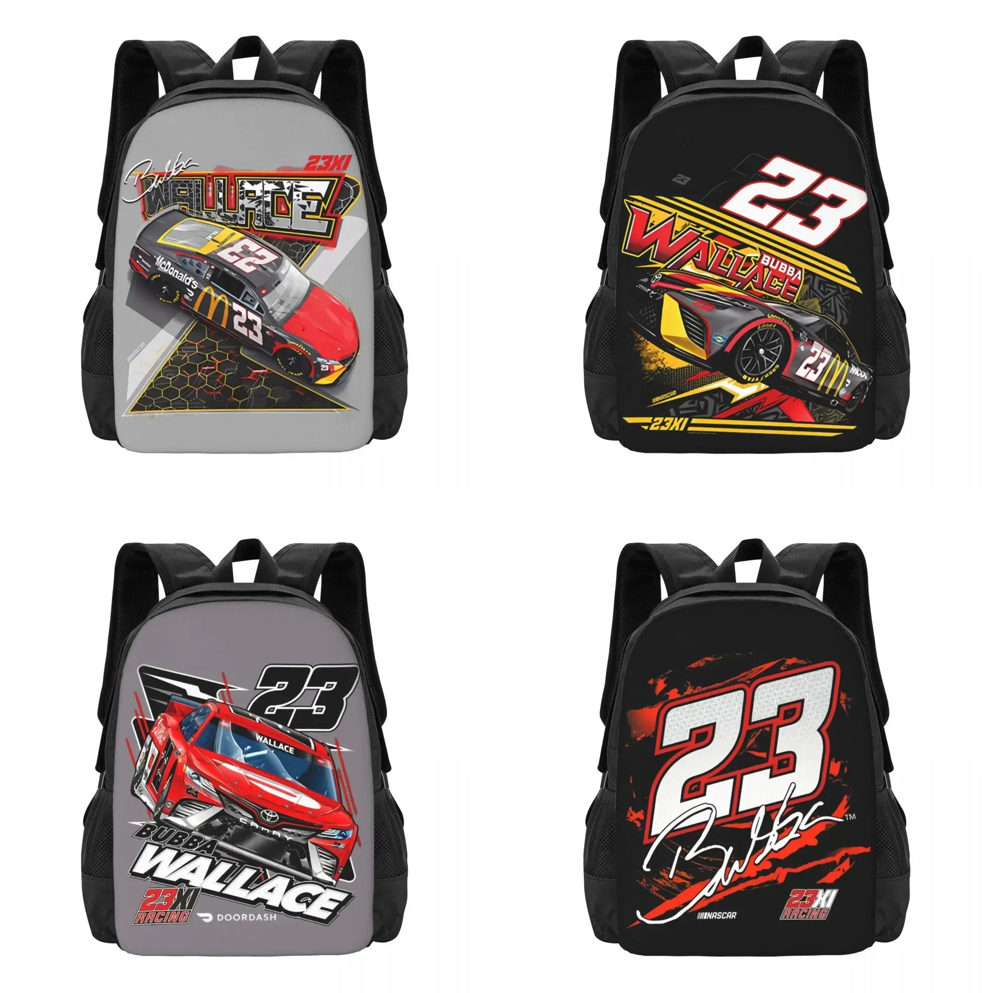 Bubba Wallace 23 Travel Laptop Backpack, Business College School Computer Bag Gift for Men & Women