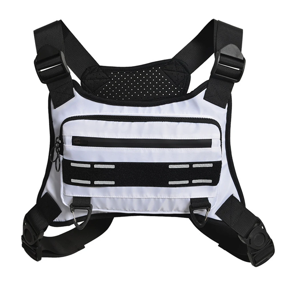 Front Running Vest Bag com alça reflexiva, respirável, minimalista, resistente à água, Pack para esportes, exercícios