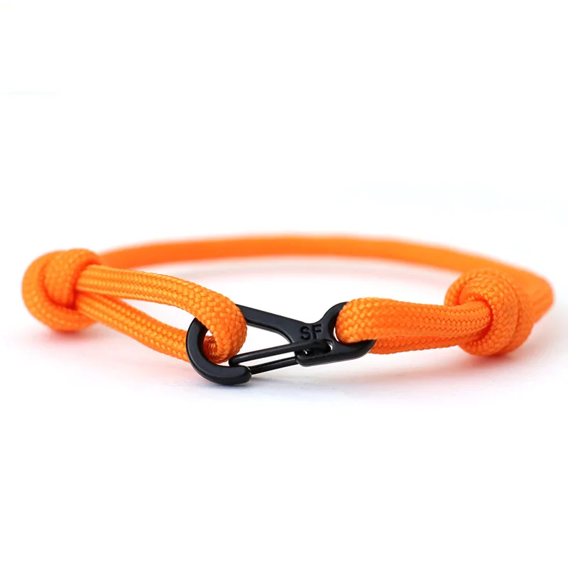 Fashion Adjustable Paracord Bracelet Unisex Outdoor Adventure Survival Braclet Best Friend Jewelry Lucky Fabic Braslet Pulseira