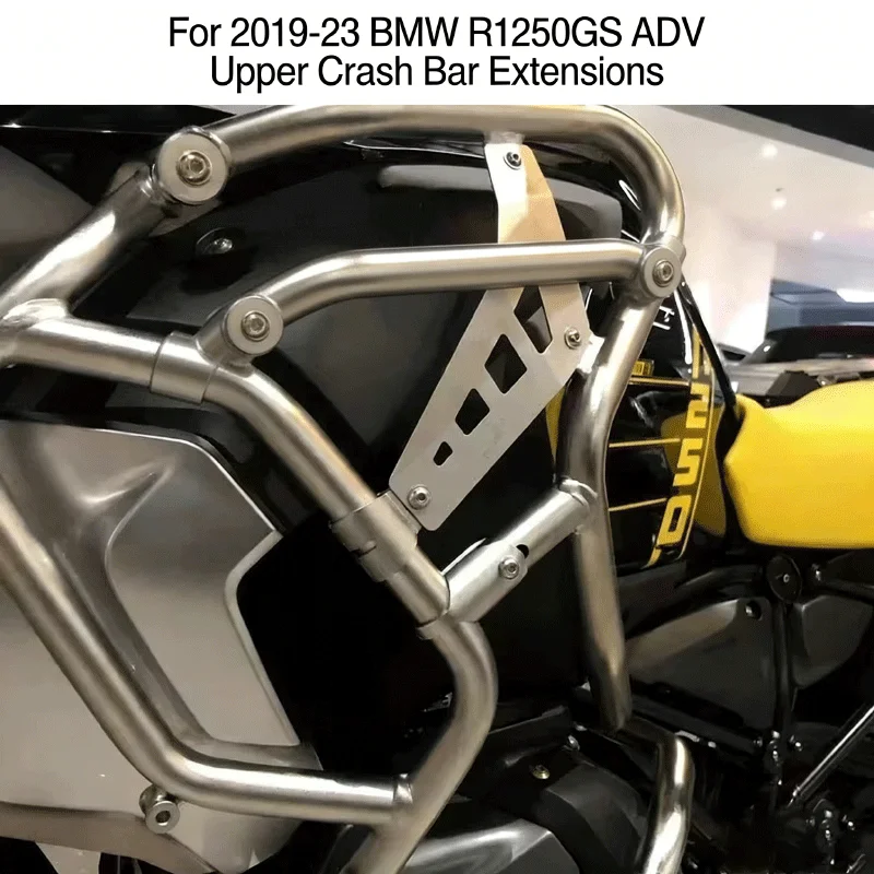

For 2019-23 BMW R1250GS ADV Upper Crash Bar Extensions Engine Guard Bumper Protectoion Adventur Protective Bumper Accessories