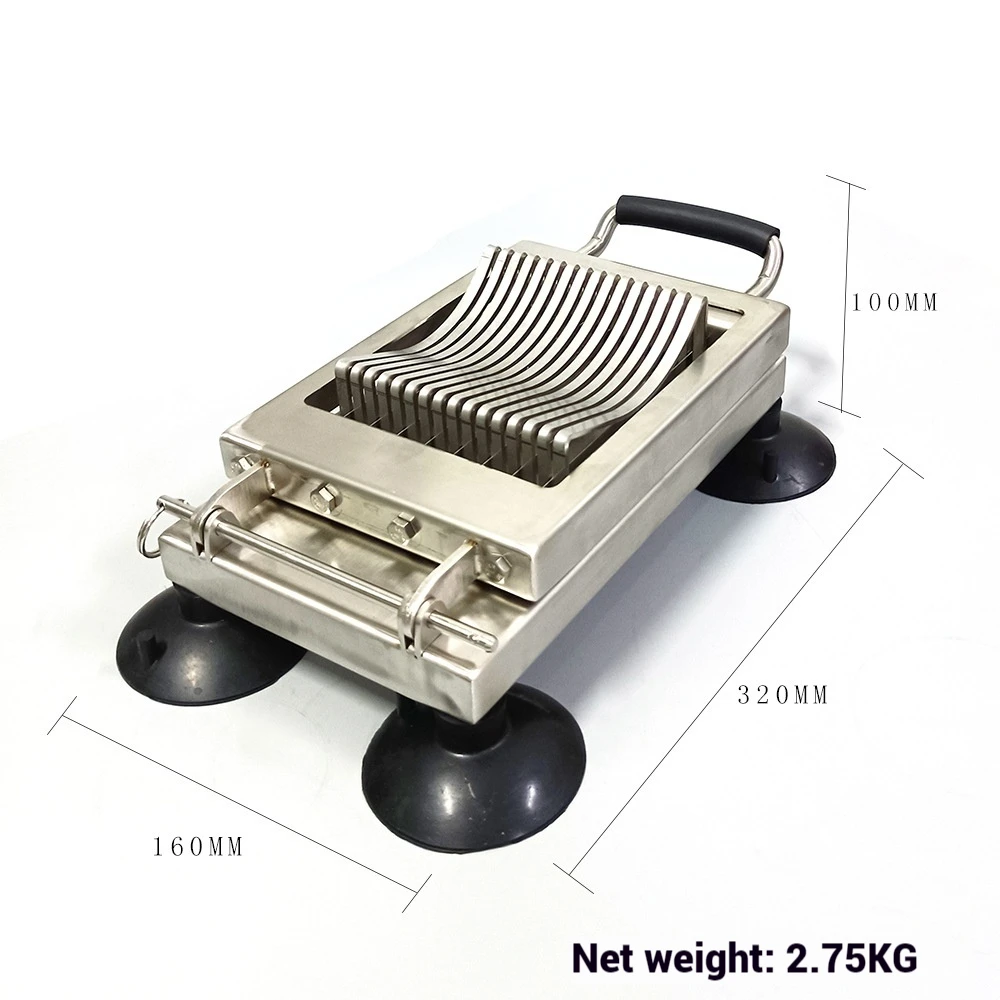 6.5/13 مللي متر سمك دليل الفولاذ المقاوم للصدأ قطاعة الخضار المطبخ البطاطس الجزرة البصل دليل الفاكهة جديد متعدد الوظائف القطاعة