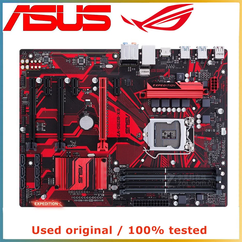 

B250-V7 For ASUS EX-B250-V7 Computer Motherboard LGA 1151 DDR4 64G For Intel B250 Desktop Mainboard PCI-E 3.0 X16