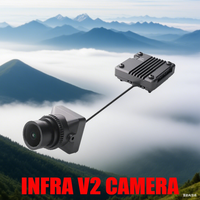 CADDX Infra V2 Camera No-Light Night Vision Analog VTX Kit 0 Lux Super WDR 1500TVL 131° FOV B&W Sensor for FPV Drone