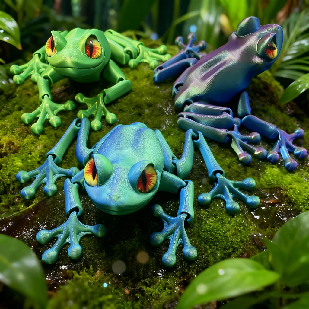 3D Baskılı Kurbağa Heykeli, Es - 3D Printing Lizard incelemesi ve fiyatı