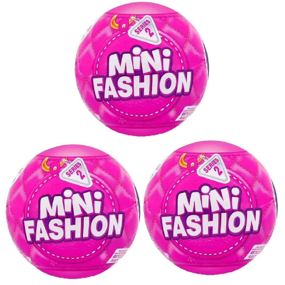 5 Surprise Mini Fashion Brands Series 2 Princess Doll Kawaii Anime Figure Toy Surprise ball for Girls Birthday Gift