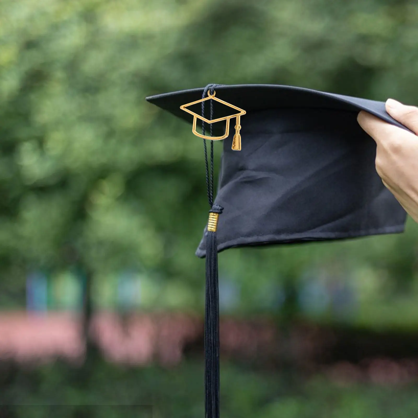 

10pcs Alloy Graduation Cap Charms Mini Pendants Jewelry Diy Supplies Keychain Decor Charms Gift For Graduates Handmade