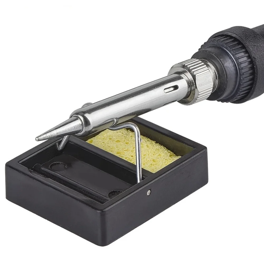Crafting Activities Compact Soldering Tool Mini Soldering Stand Black Compact Design High Temperature Resistance