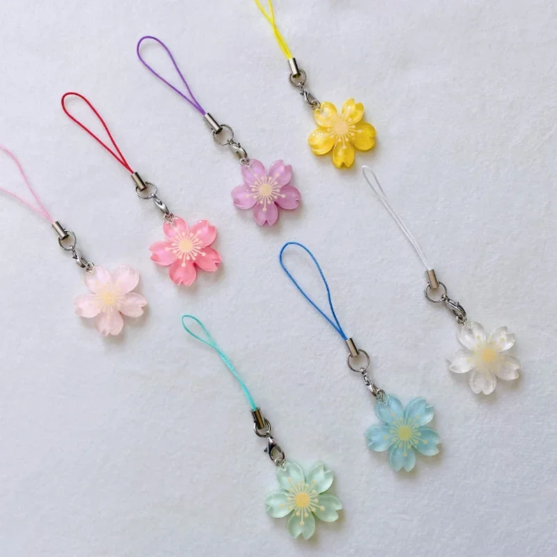 Colorful flower kawaii phone charm,cute planner charm,ready to ship,kawaii accessories,phone strap,kawaii charm,cute gift,anime