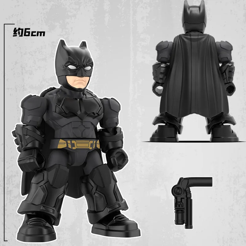  ﻿ Blokees DC JUSTICE LEAGUE Batman Superman Wonder Woman Aquaman Cyborg Arkham Serie Blind Box Anime-Figur Montage-Spielzeug Geschenk – Detail 18