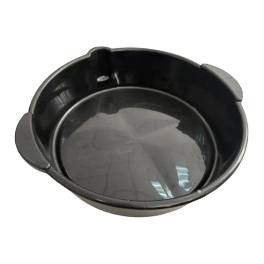 Oil Drain Pan Oil Resistant Black Lightweight Leakproof for Cars, Motorcycles Car Oil Change Pan Garage Tool Auto Repair Tool