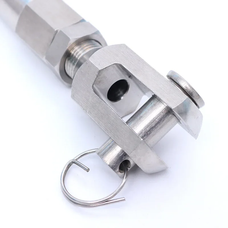 Stainless Steel Rigging Fasteners Hexagonal Milling Fork Quick Connector Fork Quick Connector Guardrail Accessories