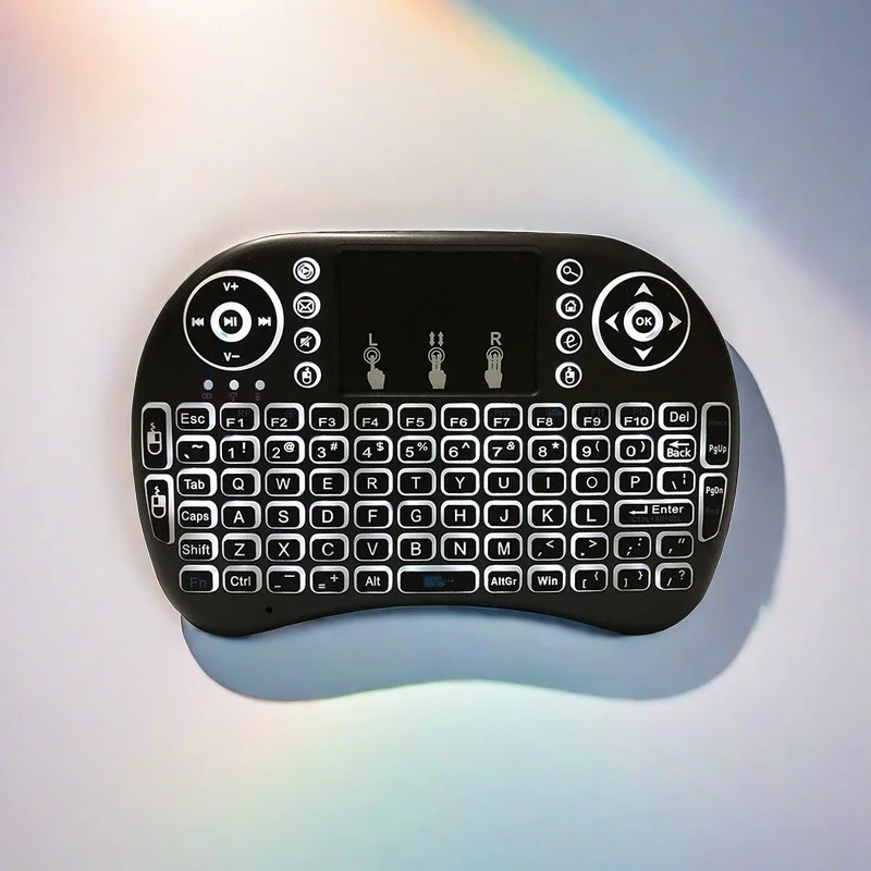 

I8 2.4G Mini Wireless Keyboard with Air Mouse Bluetooth keyboard Touchpad Remote for Android TV Box PC Smart TV 2026 New