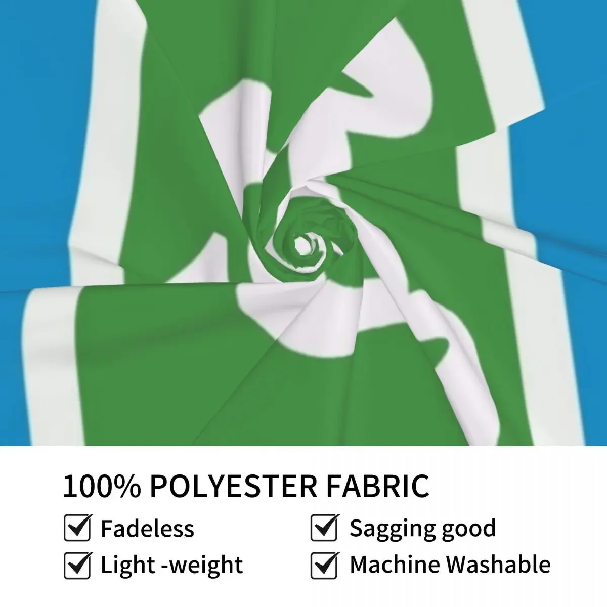 علم جورفيك نسيج كبير لتزيين الغرفة، نسيج الفطر