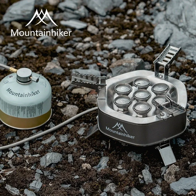 Mountainhiker 휴대용 버너, 가스 스토브 조리기구, 피크닉 바베큐 용품, 야외 캠핑 관광객, 6800W, 12800W, 18000W 