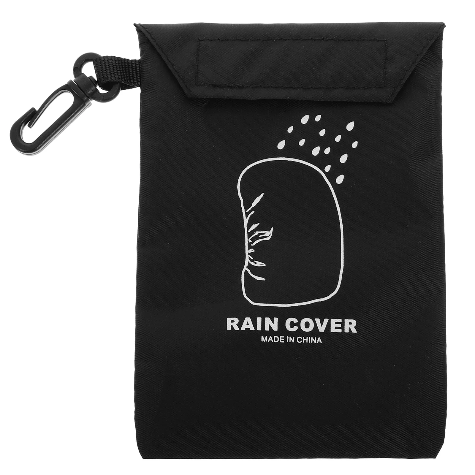 

Heavy-Duty Outdoor Hiking Rain Cover Storage Pouch Belt Clip Hook Loop Closure Portable Organizer Bag for Camping Foraging
