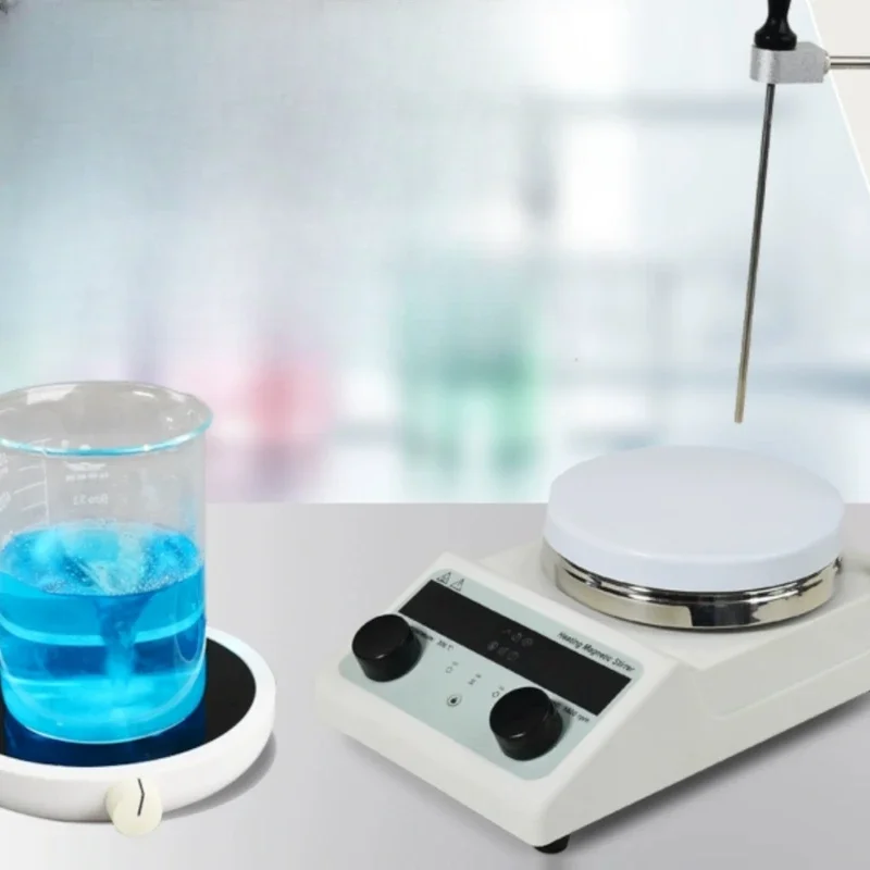 Mini magnetic stirrer Laboratory digital constant temperature stirrer Portable magnetic heating stirrer