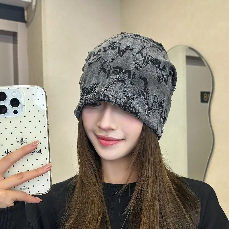 Hot Sale Fashion Hip Hop Beanies Hats For Men Women Spring Summer Thin Unisex Streetwear Loose Style Hats