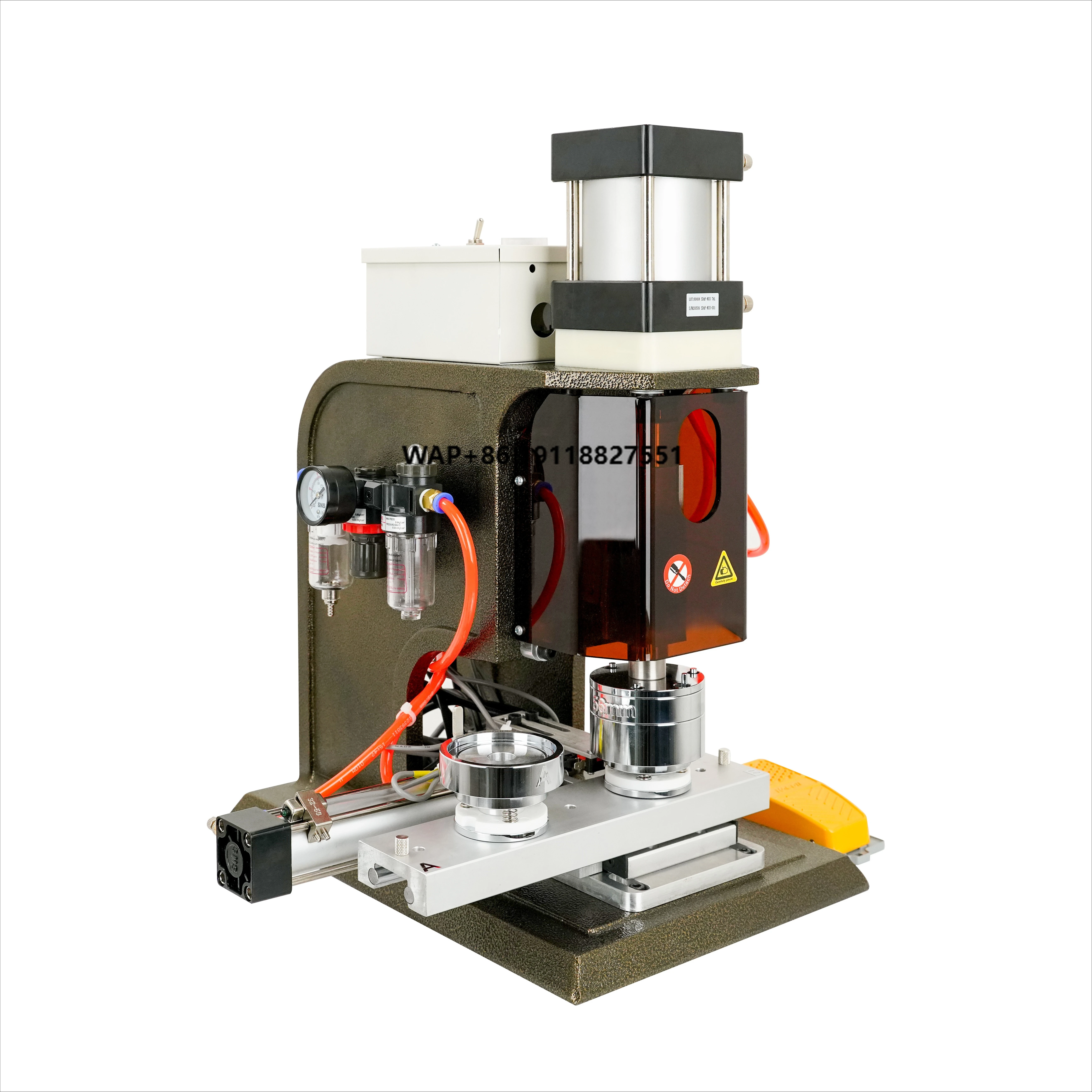 High Quality Wholesale Automatic Pneumatic Button Making Machine Button Maker