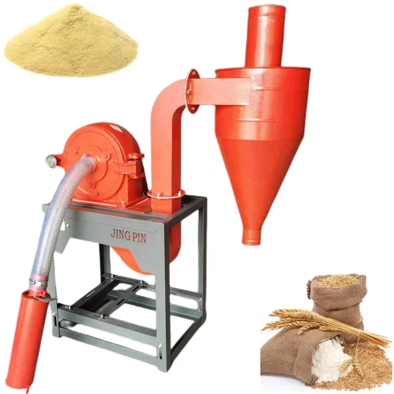 

self-suction crusher wheat maize corn rice flour making mill grinder spice grinding machine grain corn crusher