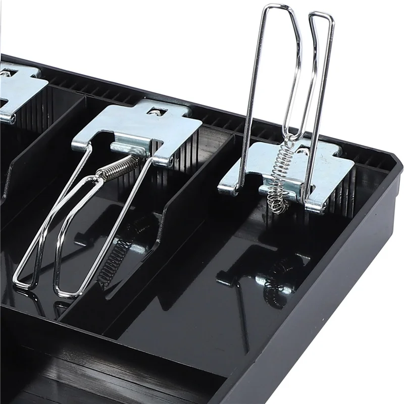 

3X Hard Case Clip Cash Register Box New Classify Store Cashier Coin Drawer Box Cash Drawer Tray Money Counter Case