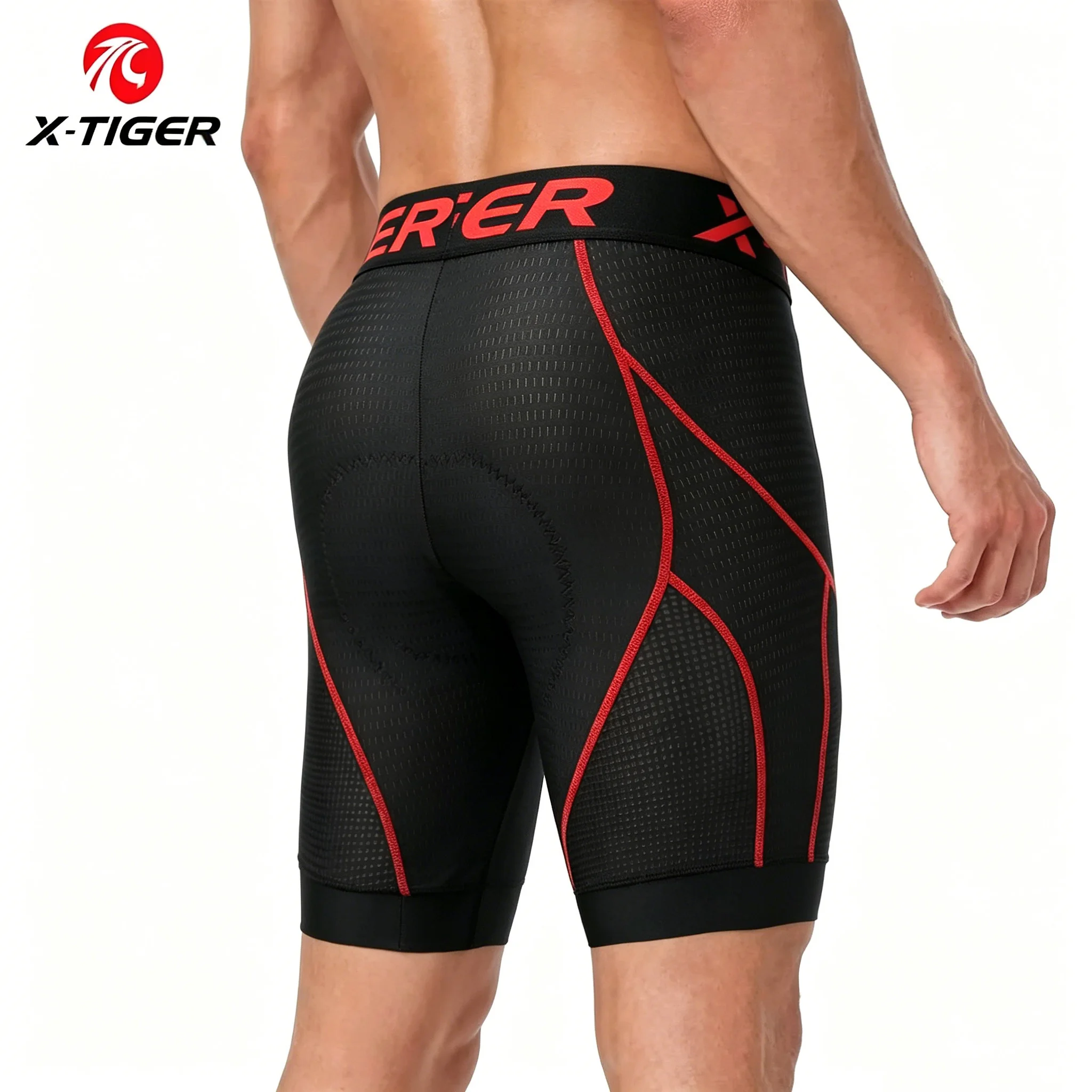 AliExpress X-TIGER Cycling Underwear Men's Shorts 5D Padded Breathable Sports Riding Bike Bicycle MTB Liner Shorts with Anti-Slip Leg Grips