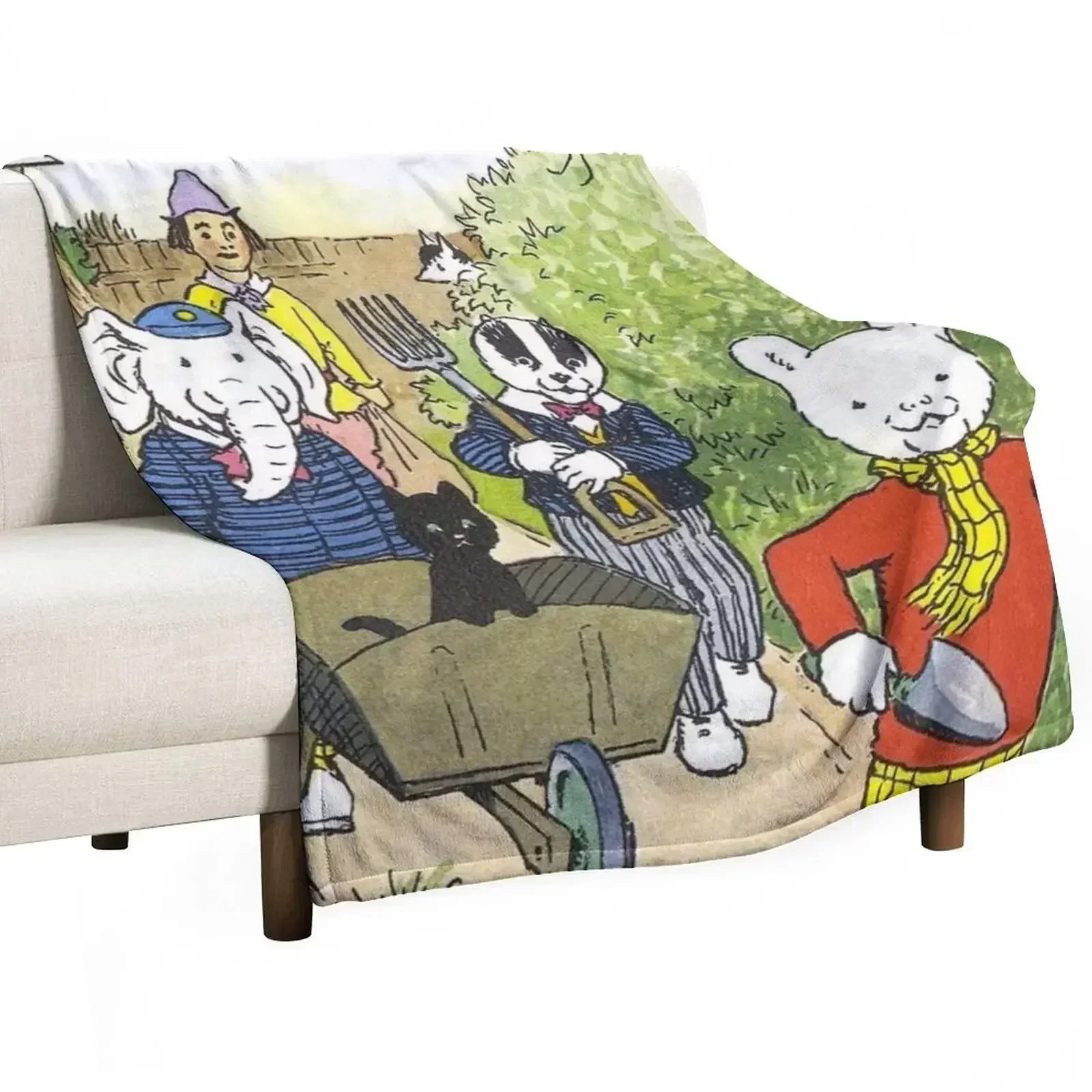 

Rupert Throw Blanket Comforter Bed Soft Plush Plaid Blankets
