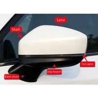 Para Mazda CX-5 CX5 KF 2017-2023 puerta exterior cubierta trasera tapa ala espejo retrovisor carcasa señal de giro/lente