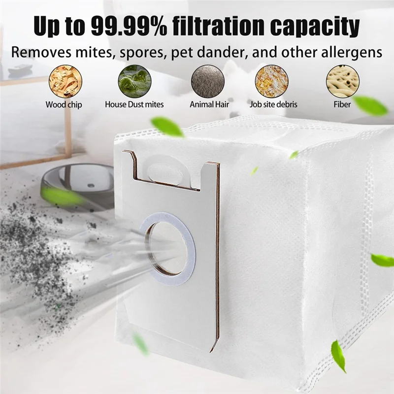 

Household Parts 40PCS Dust Bags For Cecotec Conga 2290 Vacuum Cleaner Accessories Replacement Nonwovens Garbage Dust Bags