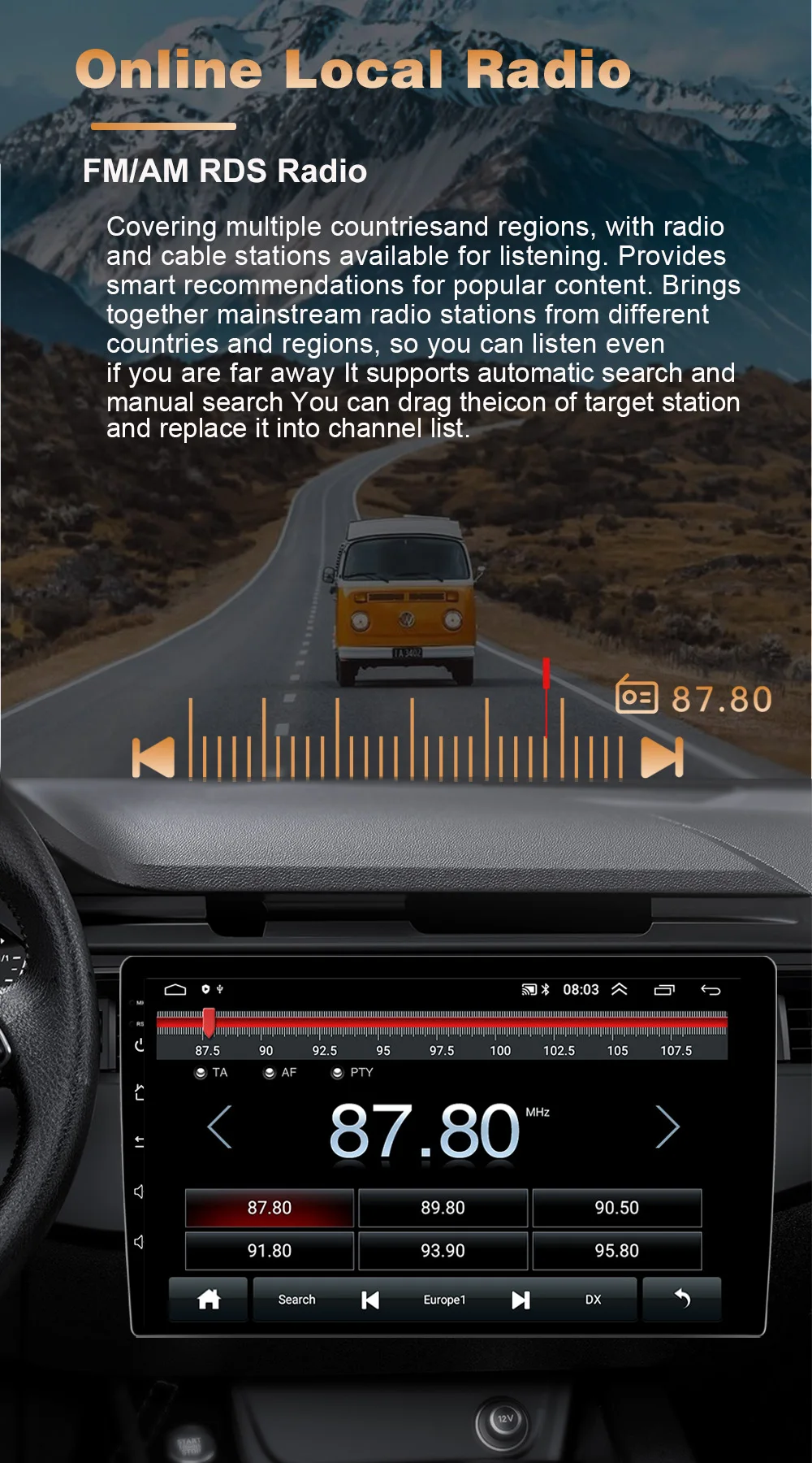 Android 16 For Fiat Ducato 2005-2025 Citroen Jumper Peugeot Boxer Dodge Ram carplay radio auto android head unit multimedia play