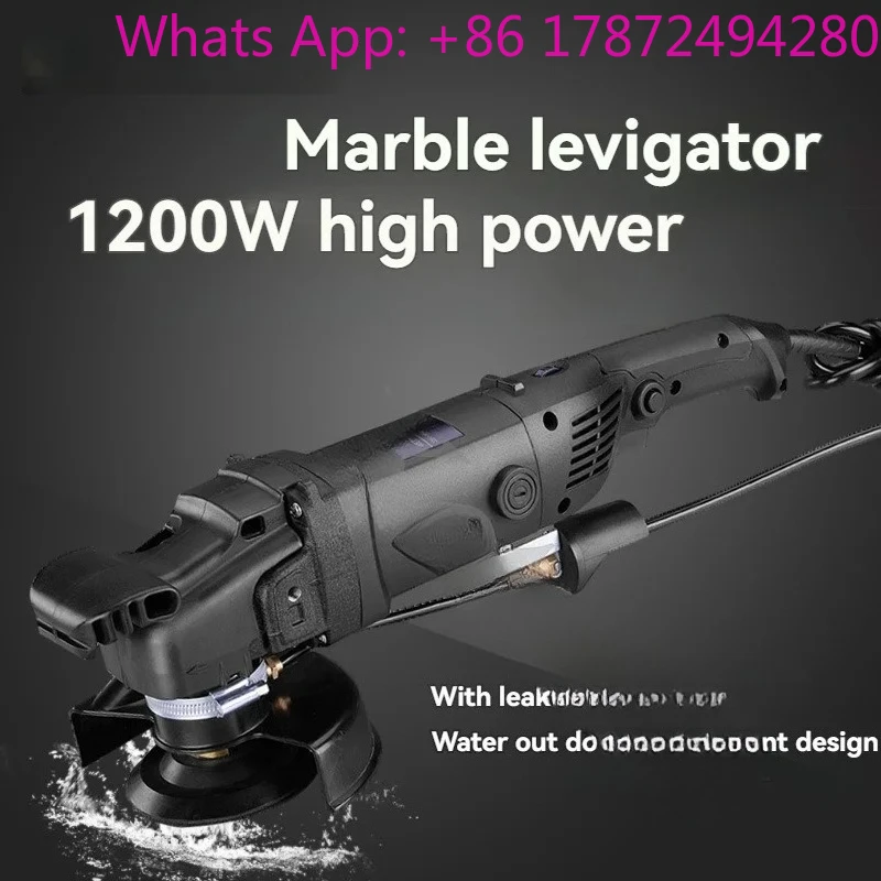 Granite Concrete Stone Wet Polishing Machine 1200W 220V Best-Selling Marble Angle Grinder Wet Angle Grinder