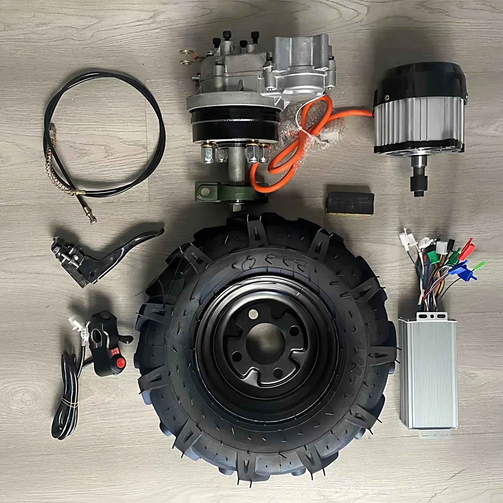 Electric Unicycle Wheelbarrow Controller Tire Modified Orchard Farm Greenhouse Single Wheel Cart