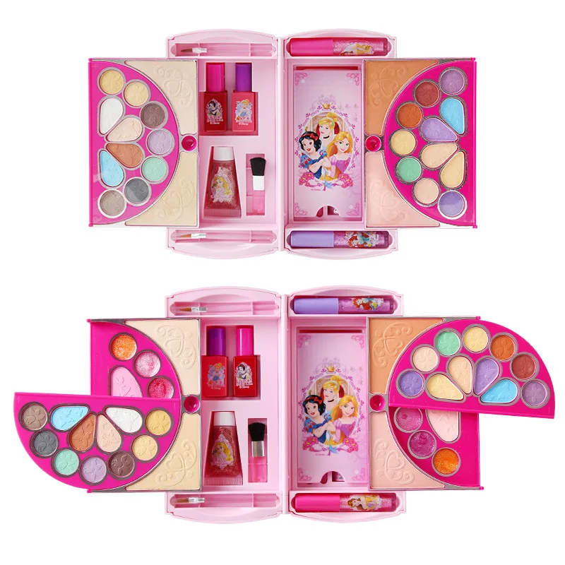 Disney Princess Pandora Mirage Beauty Tote set trucco ragazze solubili in acqua bellezza fingono di giocare per bambini regalo di compleanno