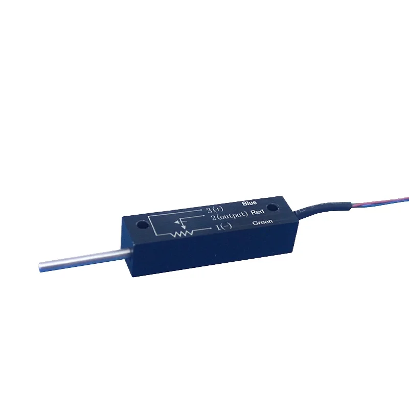 High precision mini linear displacement sensor KS8 10mm 15mm 20mm 25mm range 0-5k position sensor with reset spring