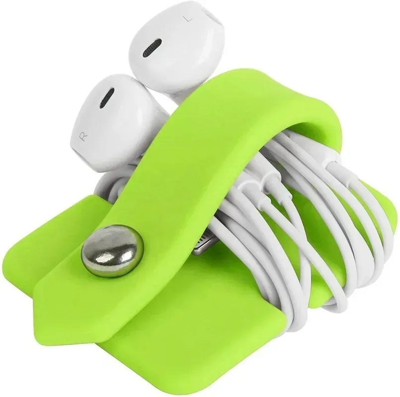 Datenkabel-Organizer, Ohrhörer-Halter, Kopfhörer-Verpackung, Kopfhörer-Organizer, Headset-Kopfhörer-Aufwicklung, Kabel-Manager, Kabelwickler – Detail 8
