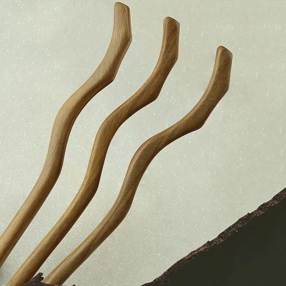

Vintage Elegant Headwear Cheongsam Hanfu Disk Hair For Girl Chinese Style Hair Fork Wooden Hair Stick Hairpin Hair Accessories