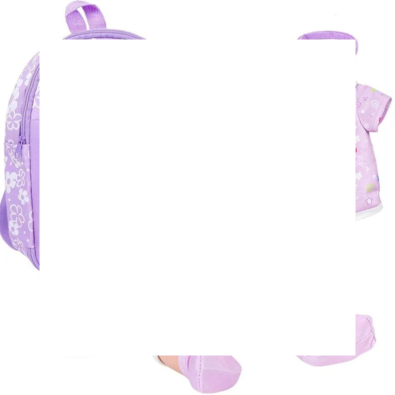 

Модный рюкзак для новорожденных, кукла, милая сумка с цветком для девочек, кукольная сумка для переноски на выход, Рождественский подарок на день рождения