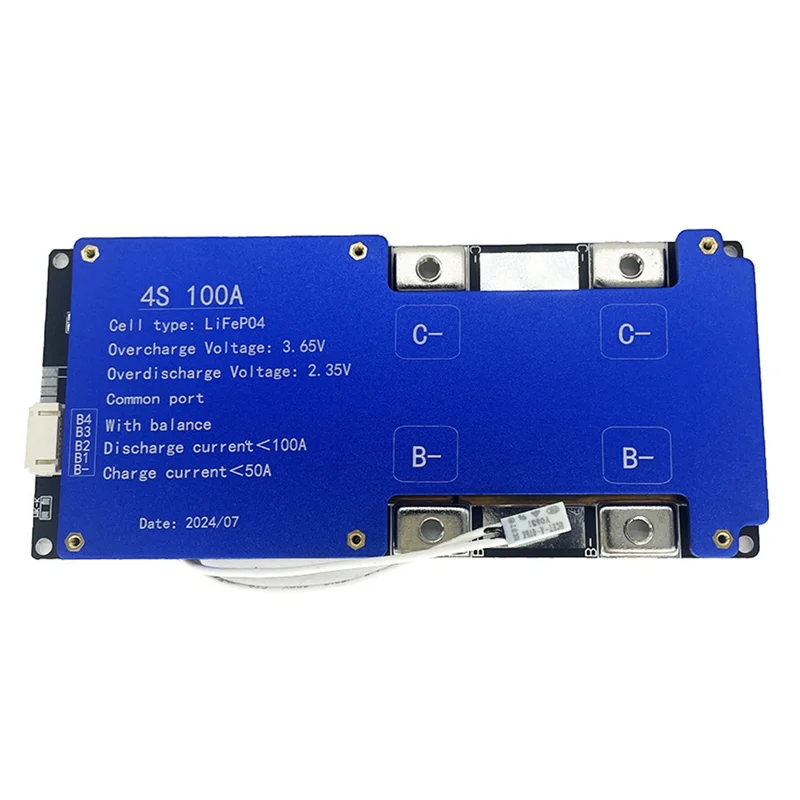 ABKP-tablero de equilibrio de batería de litio BMS tablero de equilibrio de batería de litio 4S 12V 100A BMS Lifepo4 con carga equilibrada