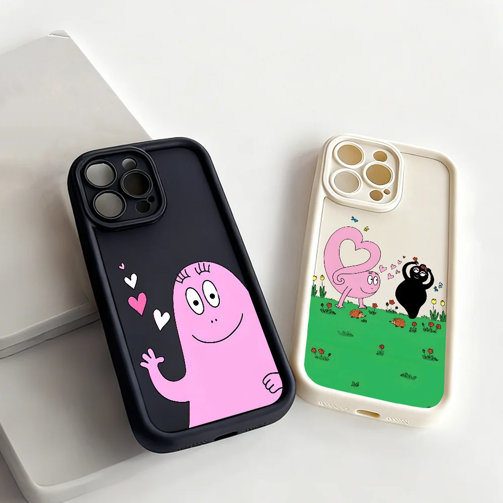 

Cartoon B-Barbapapa Movie Phone Case FUNDA For IPhone 17 16 15 14 13 12 11 MINI Plus Pro Max Soft TPU Back Cover