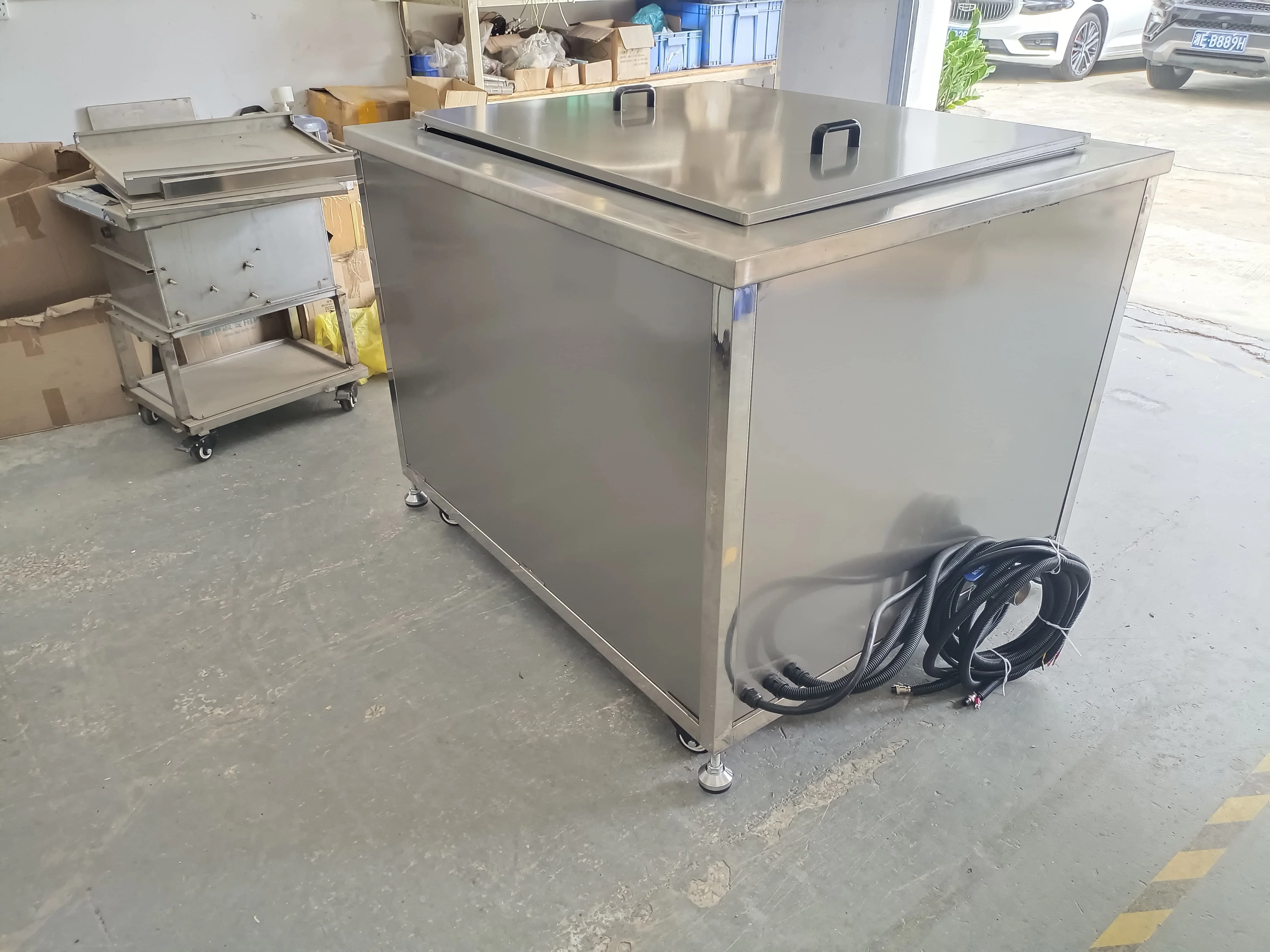 Ultrasonic Cleaner 96L 1500W Digital Degassing Heating 45L 61L 77L 135L 360L 540L 960 Industrial Ultrasonic Cleaner  Factory