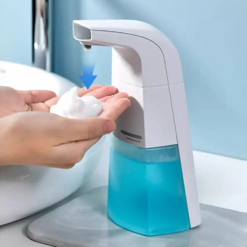 310ml Household Automatic Motion Activated Liquid Soap Dispenser Portable Intelligent Infrared Sensor Foam Soap Gel Dispenser