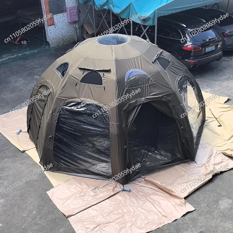Inflatable tent outdoor camping spot wholesale 360-degree viewing spherical tent rainproof travel free tent