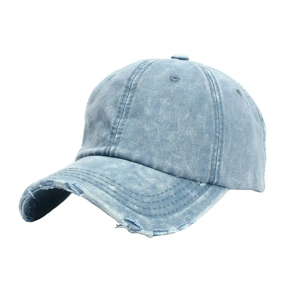 

Vintage denim washed cotton baseball cap men women retro adjustable trucker dad hat low profile outdoor sport hat fashion