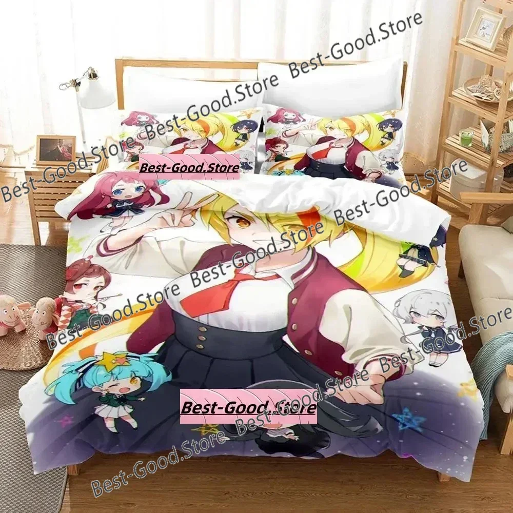 Zombie Land Saga Bedding Set Single Twin Full Queen King Size Bed Set Adult Kid Bedroom Duvetcover Sets Anime parure de lit Bed