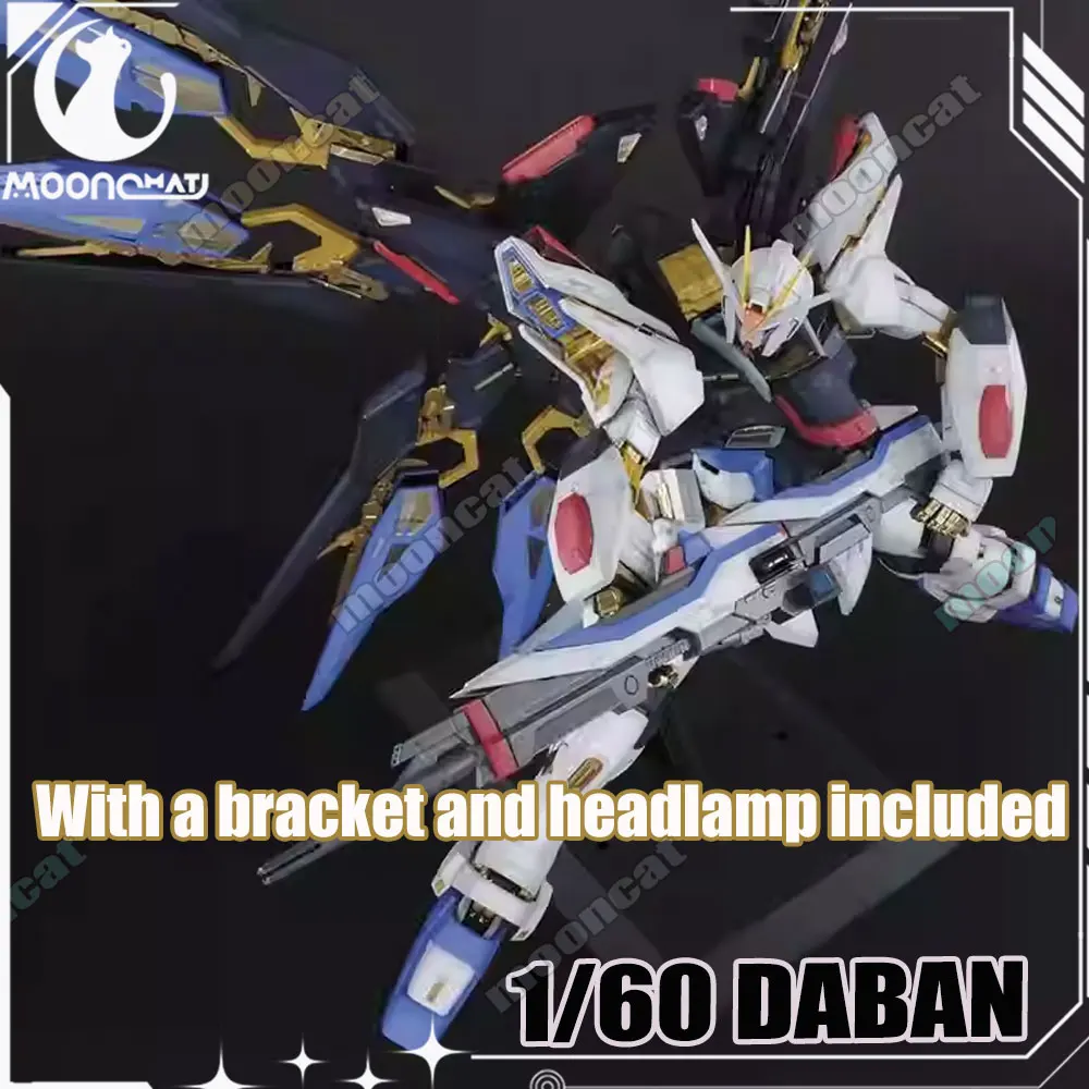 

In Stock PG 1/60 DABAN Strike Freedom Assembly Model Kit with Head Led ZGMF-X10A Plastic Model Kits Action Figures Toys Gifts