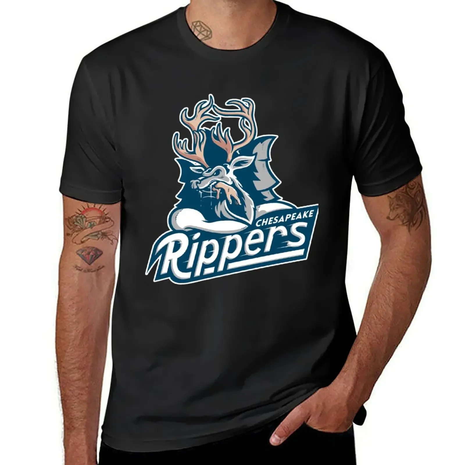 Chesapeake Rippers T-Shirt summer top blue archive men clothings