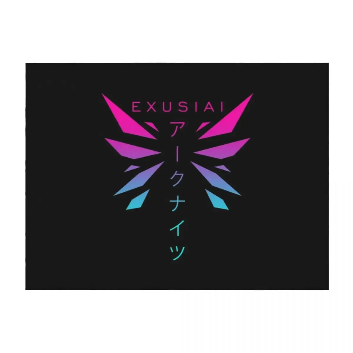 

Exusiai Neon Throw Blanket Personalized Gift Soft Big Multi-Purpose Fashion Sofas Blankets