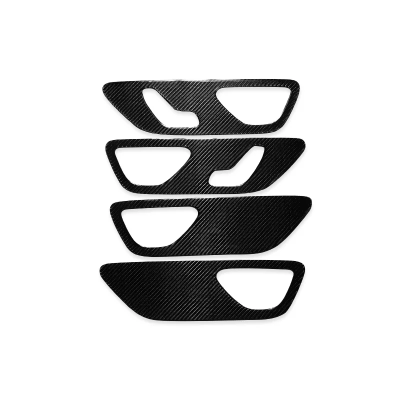 ملصقات ناعمة من ألياف الكربون لأغطية حماية لوحة الباب لتعديل الشعار الداخلي Chery Fengyun A9L #5