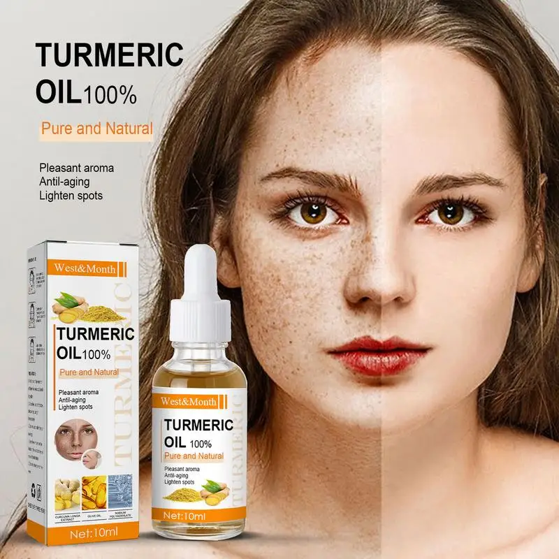 10ml Turmeric Essential Oil Moisturizing Moisturizing Tightening Brightening and Reducing Fine Lines Natural Pure Turmeric Oil